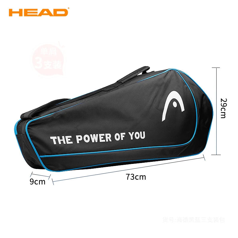 Bolsa HEAD para 3 Raquetes | Tênis, Squash e Badminton