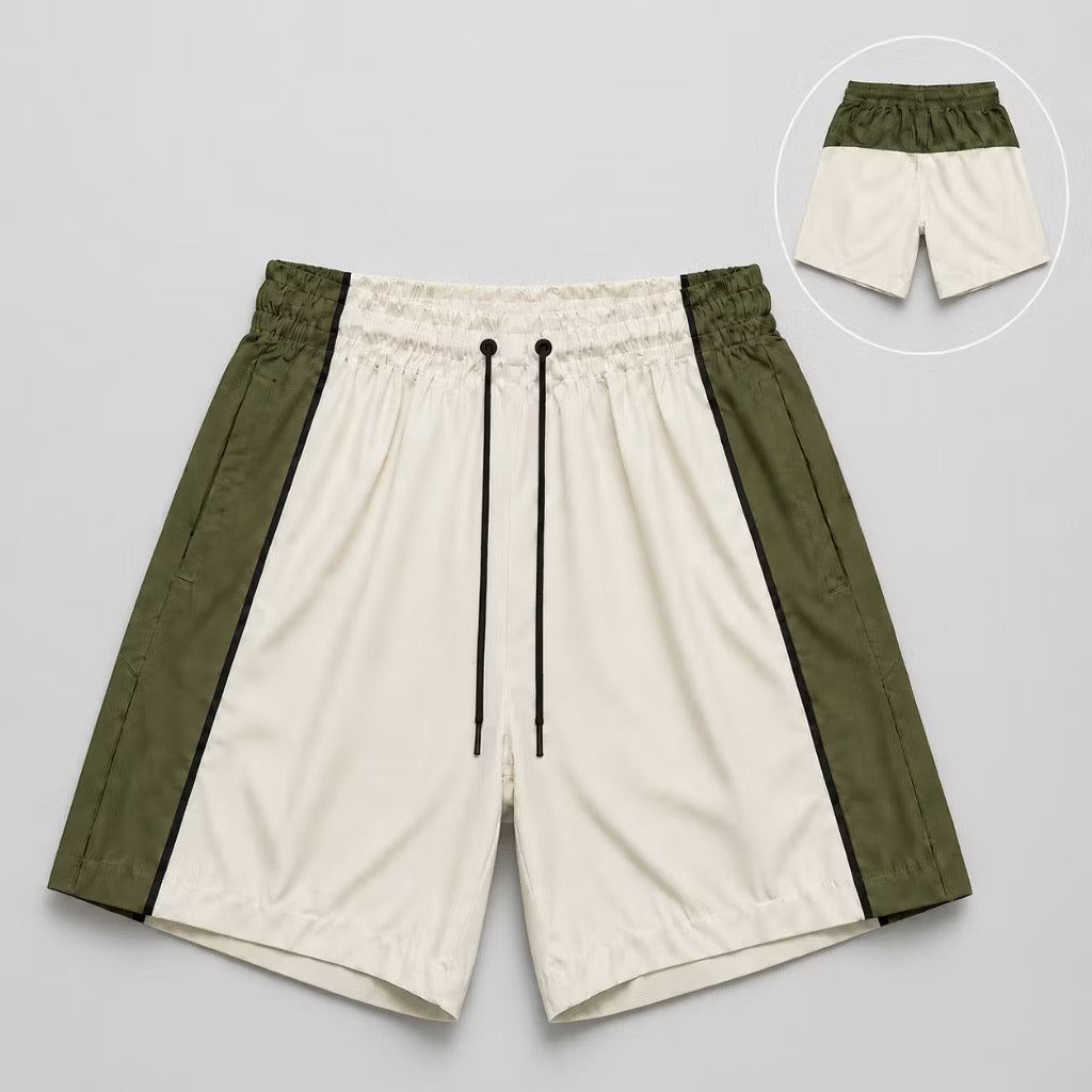 SHORTS ELASTANO  MASCULINO COM RECORTE