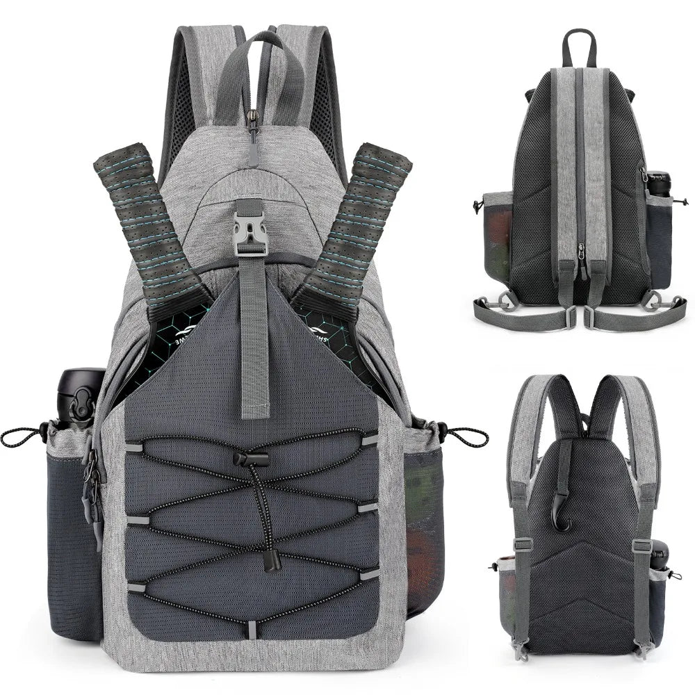 Mochila para Raquetes de Pickleball | Grande Capacidade com Gancho
