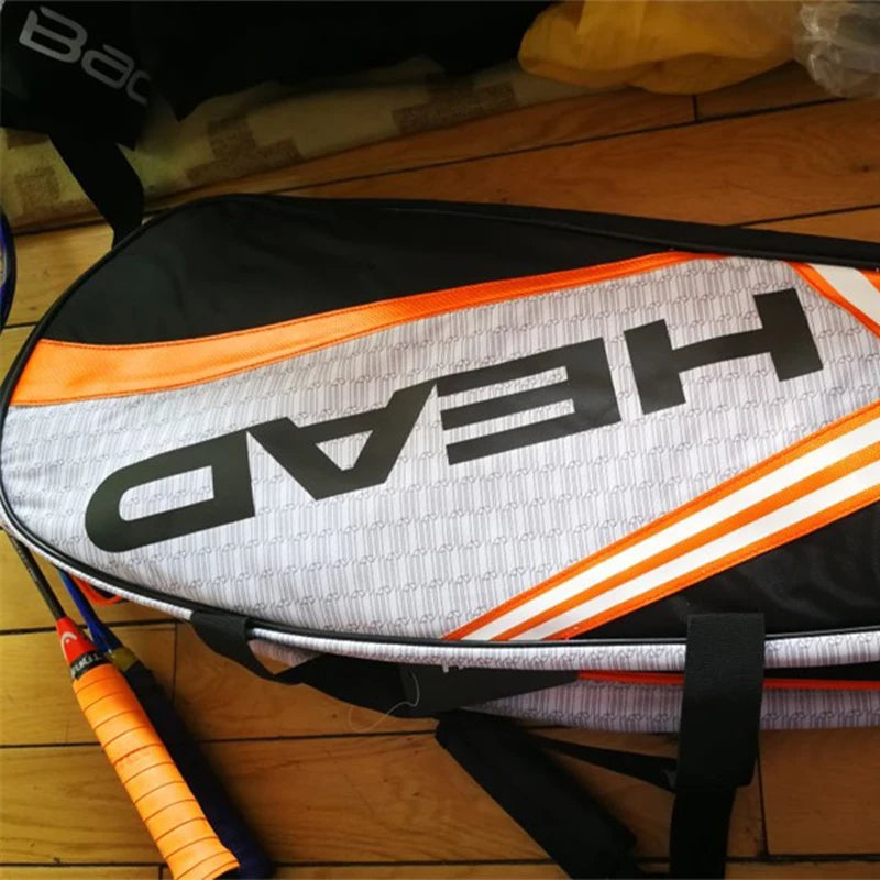 Mochila HEAD para 3-6 Raquetes | Tênis, Badminton e Squash com Compartimento de Calçado