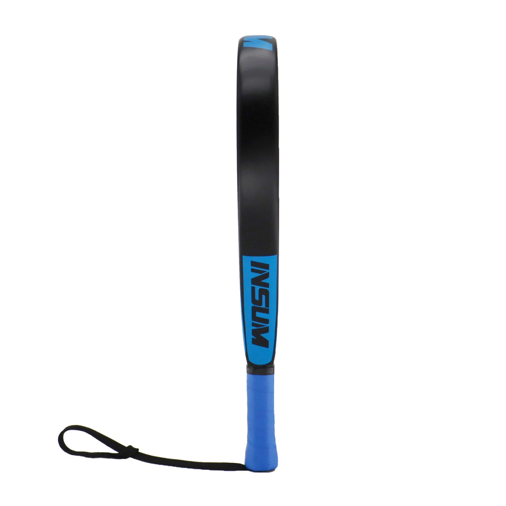 Raquete de Padel INSUM Carbon Fiber | Superfície EVA Macia Formato Diamante para Jogadores Avançados
