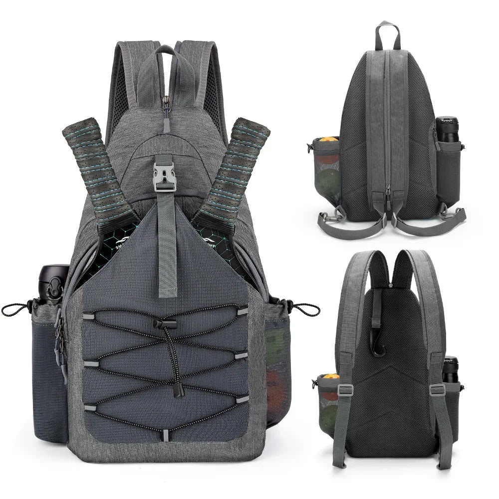 Mochila para Raquetes de Pickleball | Grande Capacidade com Gancho