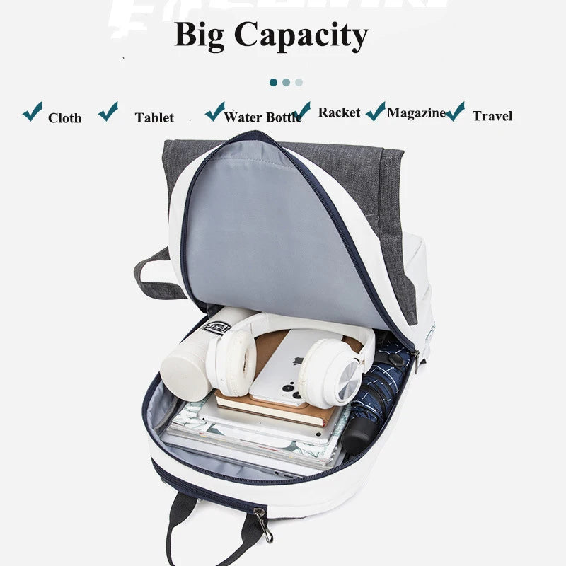 Mochila Impermeável Dobrável para Raquete | Tênis, Padel e Badminton