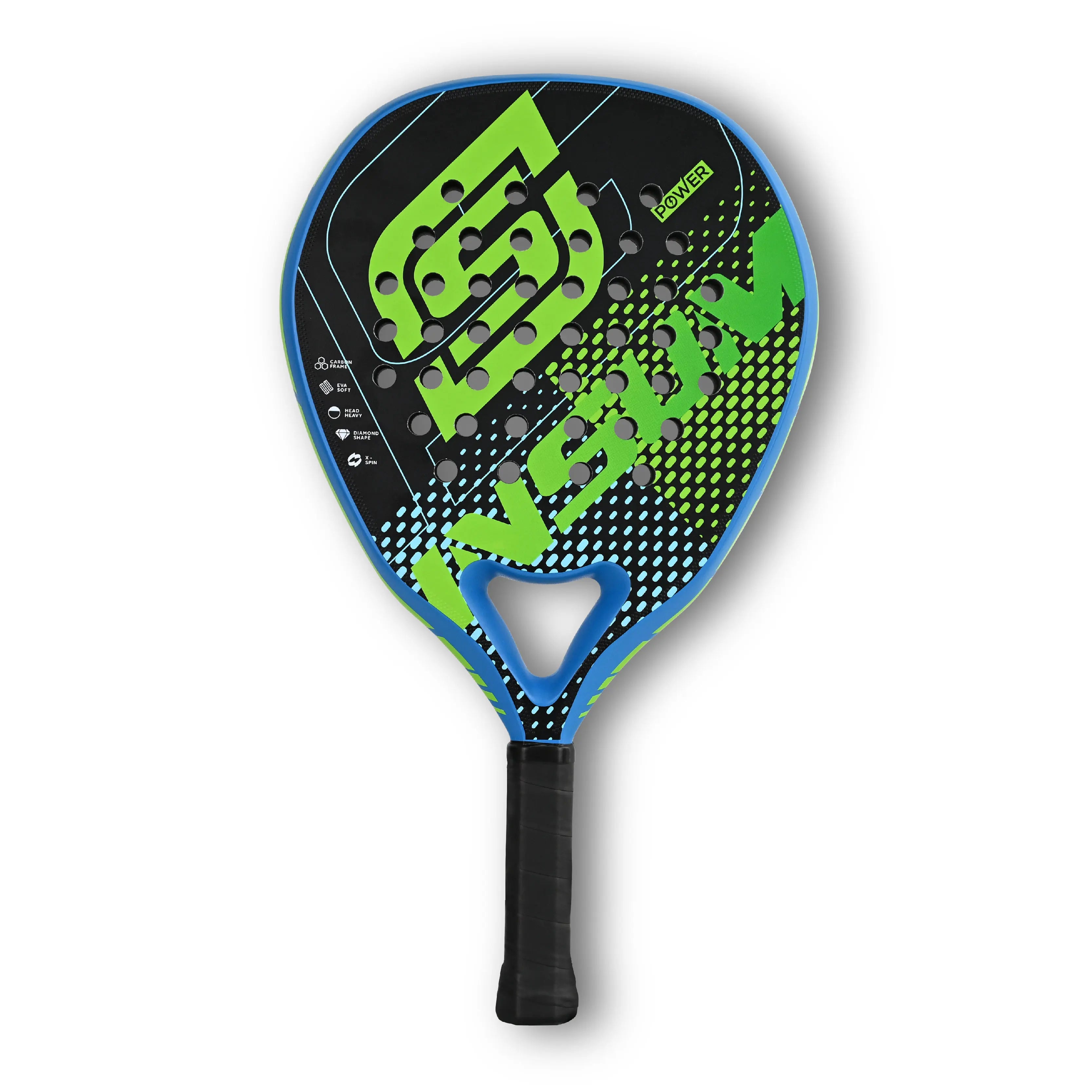 Raquete de Padel INSUM Carbon Fiber | EVA Memory Foam para Iniciantes e Avançados